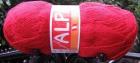 500 Gramm rote Alpaka Wolle zum stricken 5 Ballen